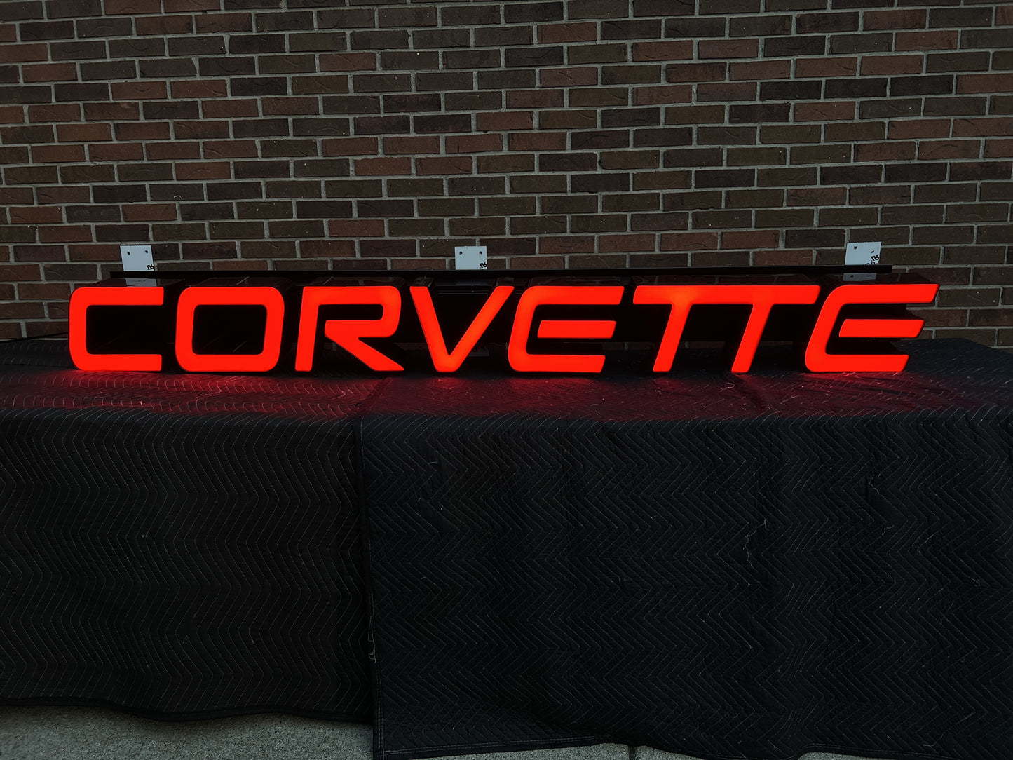 Illuminated C5 Corvette Sign